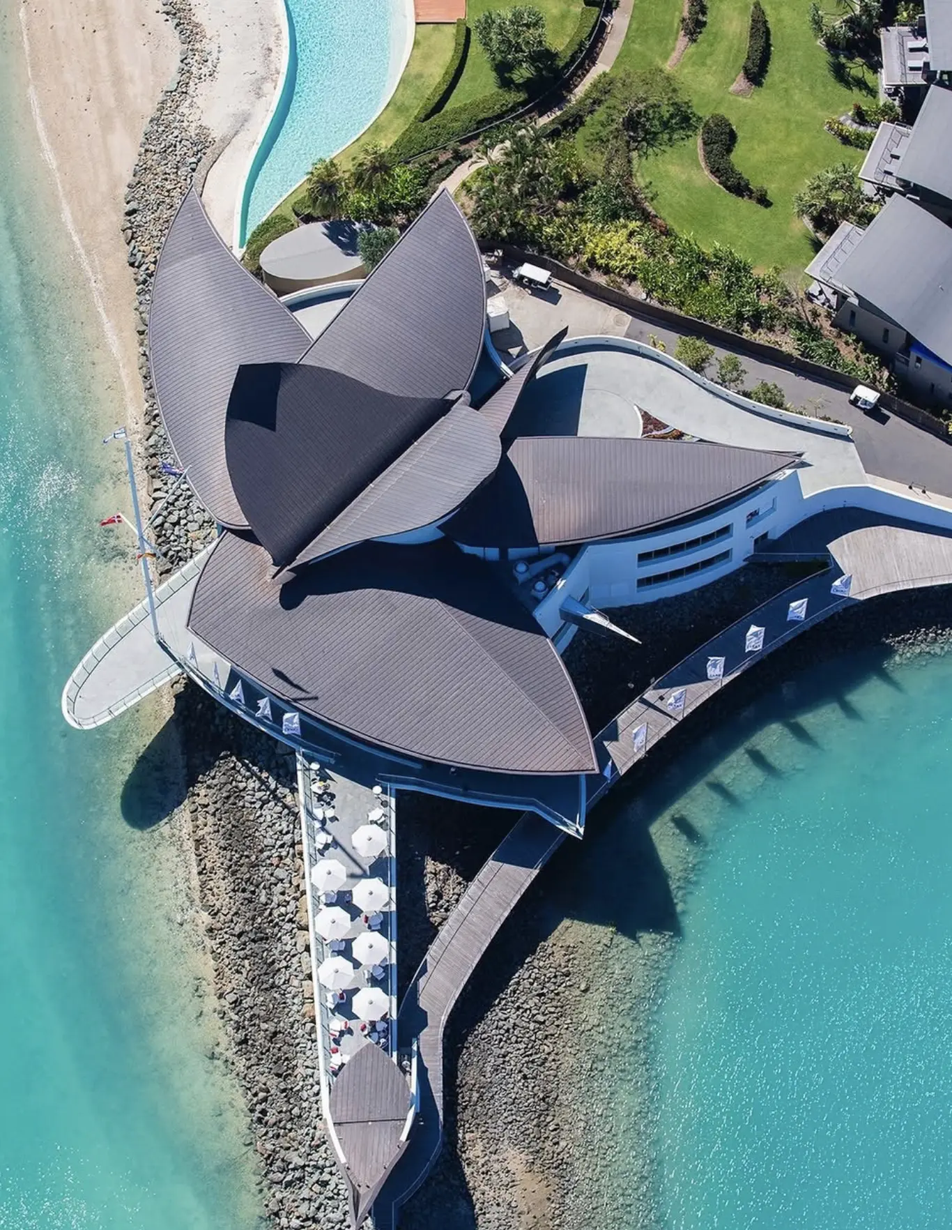 Bommie restaurant at the Hamilton Island Yacht Club