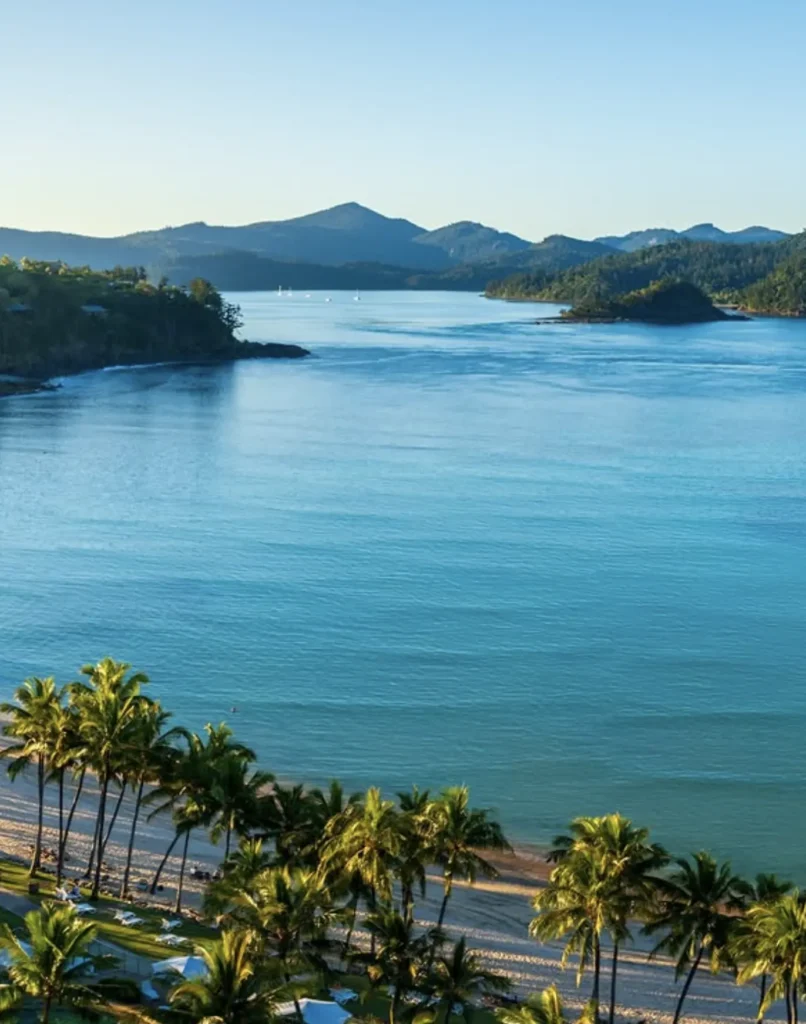 Dining with reef views on Hamilton Island