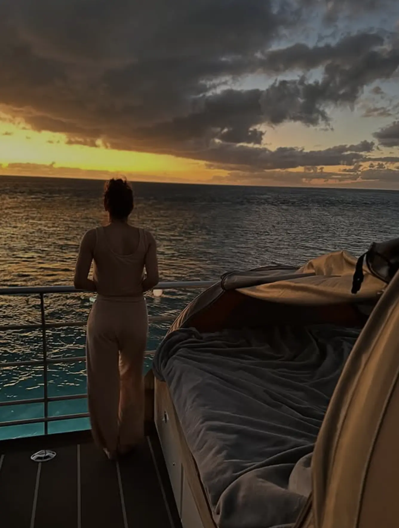 Stargazing from a liveaboard boat on the Coral Sea
