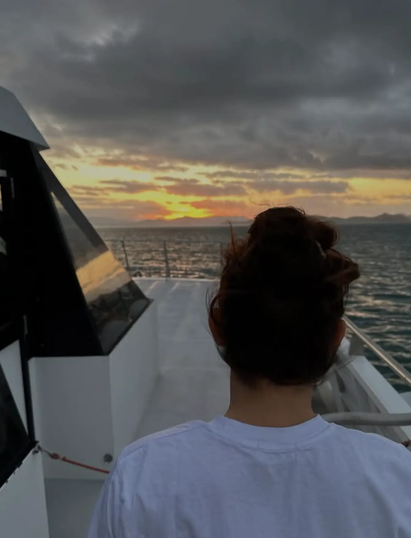 Telescope set up for stargazing on island