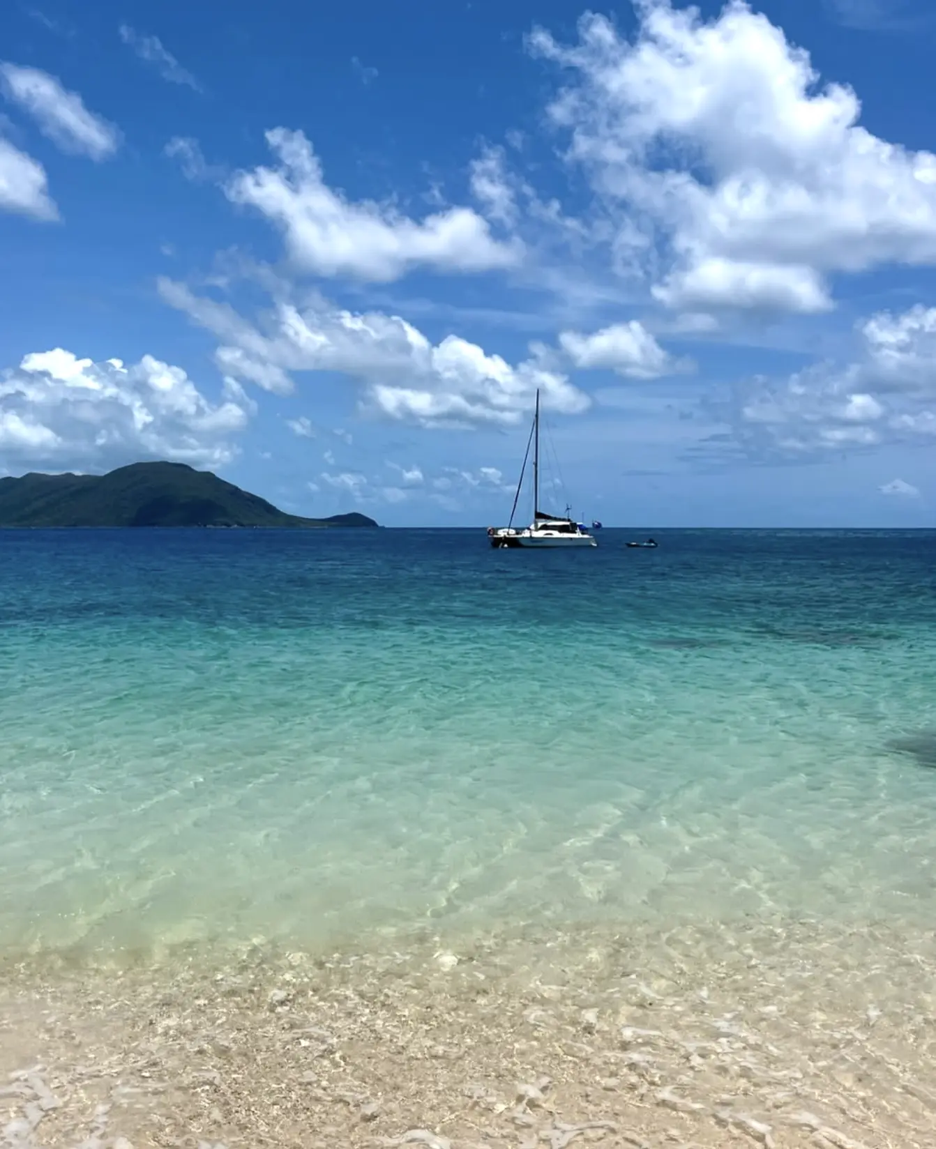 reef walk on coral shoreline Fitzroy Island