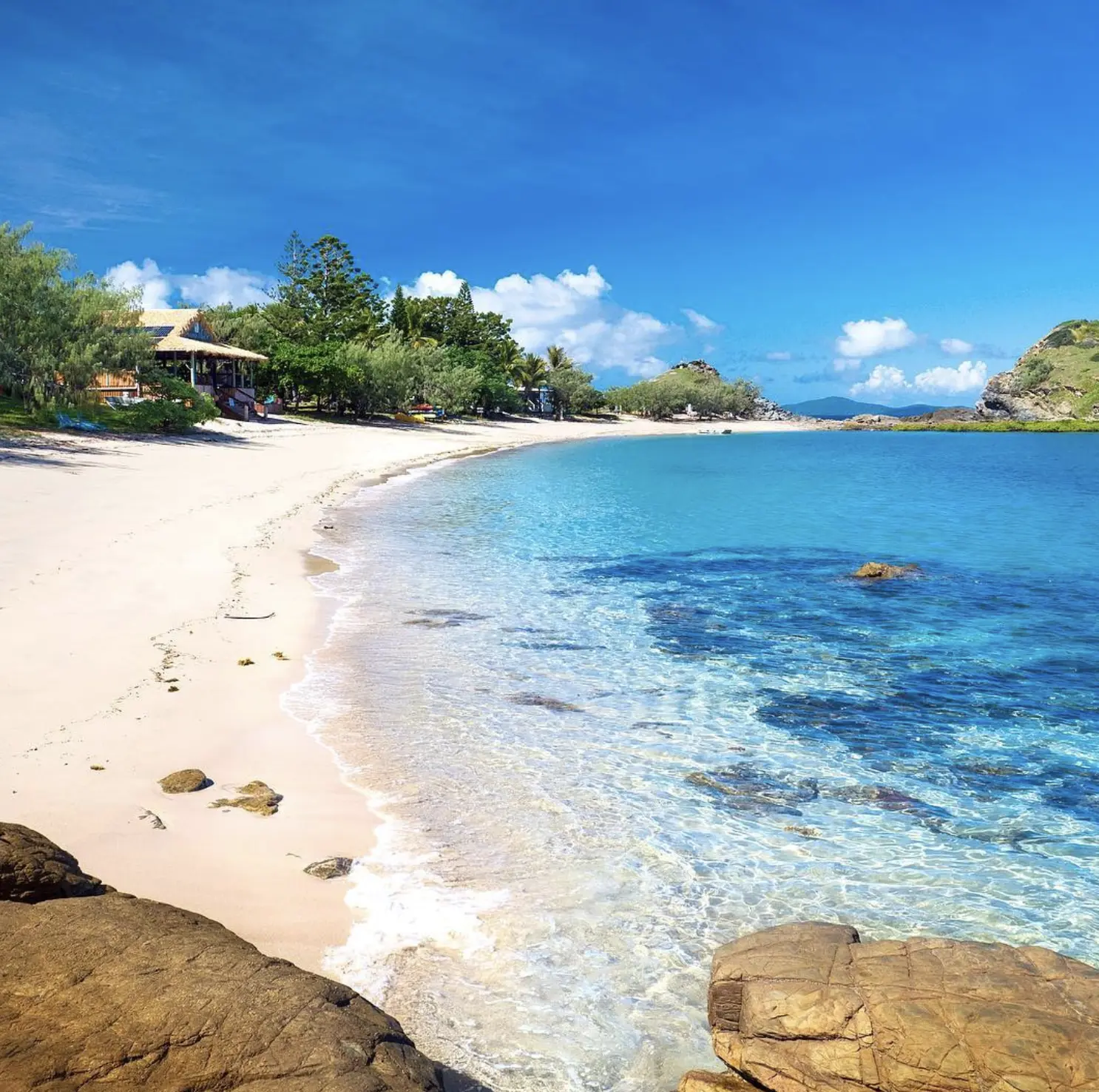 swimming on Pumpkin Island
