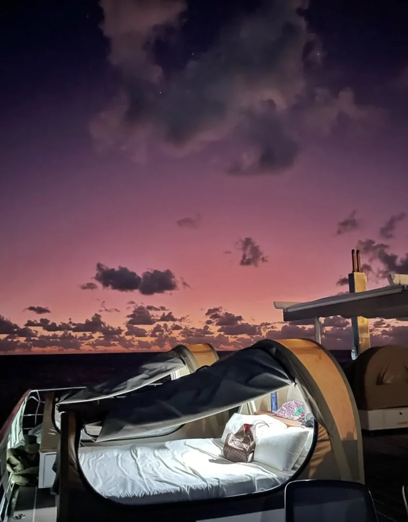 sleep on the Great Barrier Reef