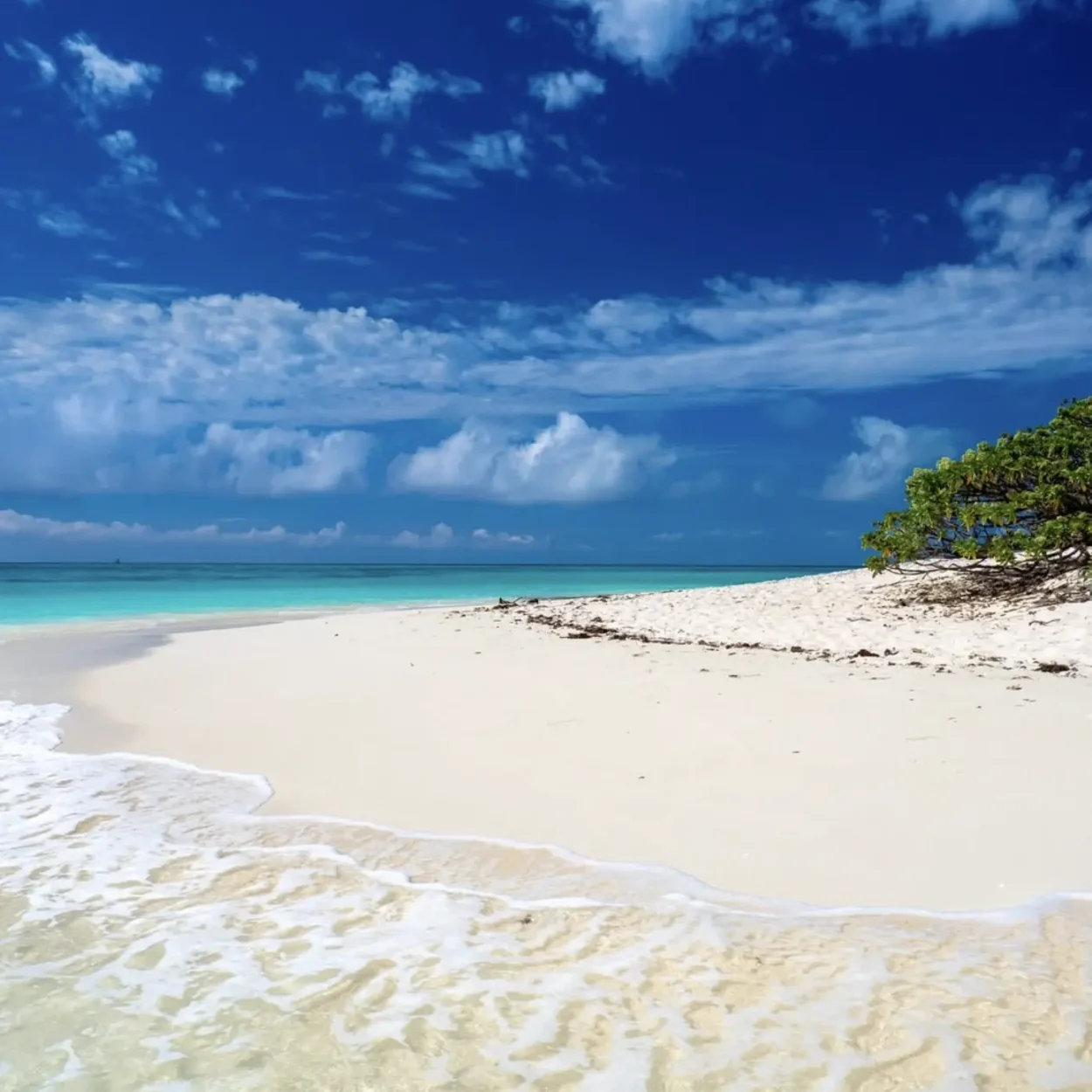 Heron Island coral cay with turquoise lagoon