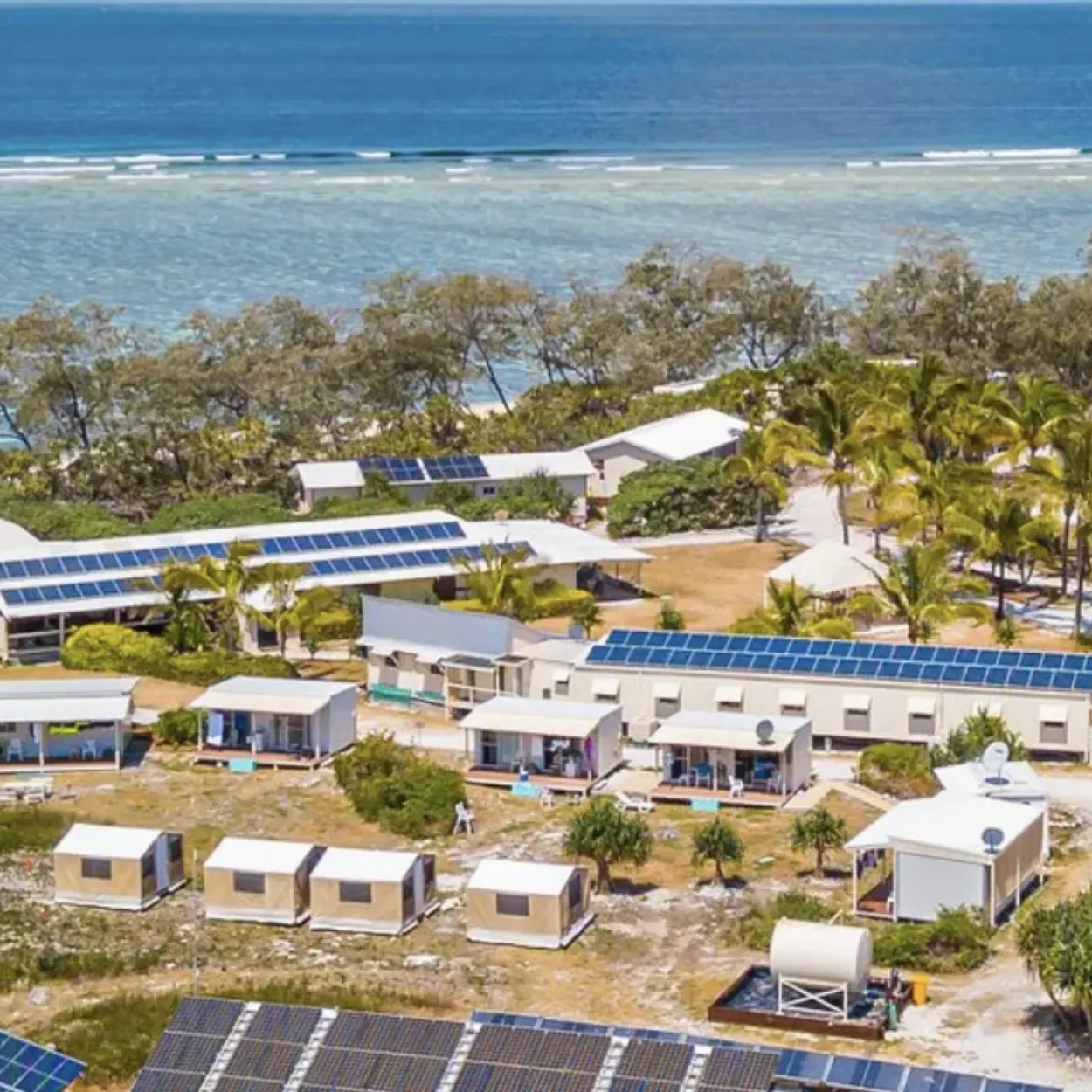 stargazing over lady elliot island’s eco resort cabins