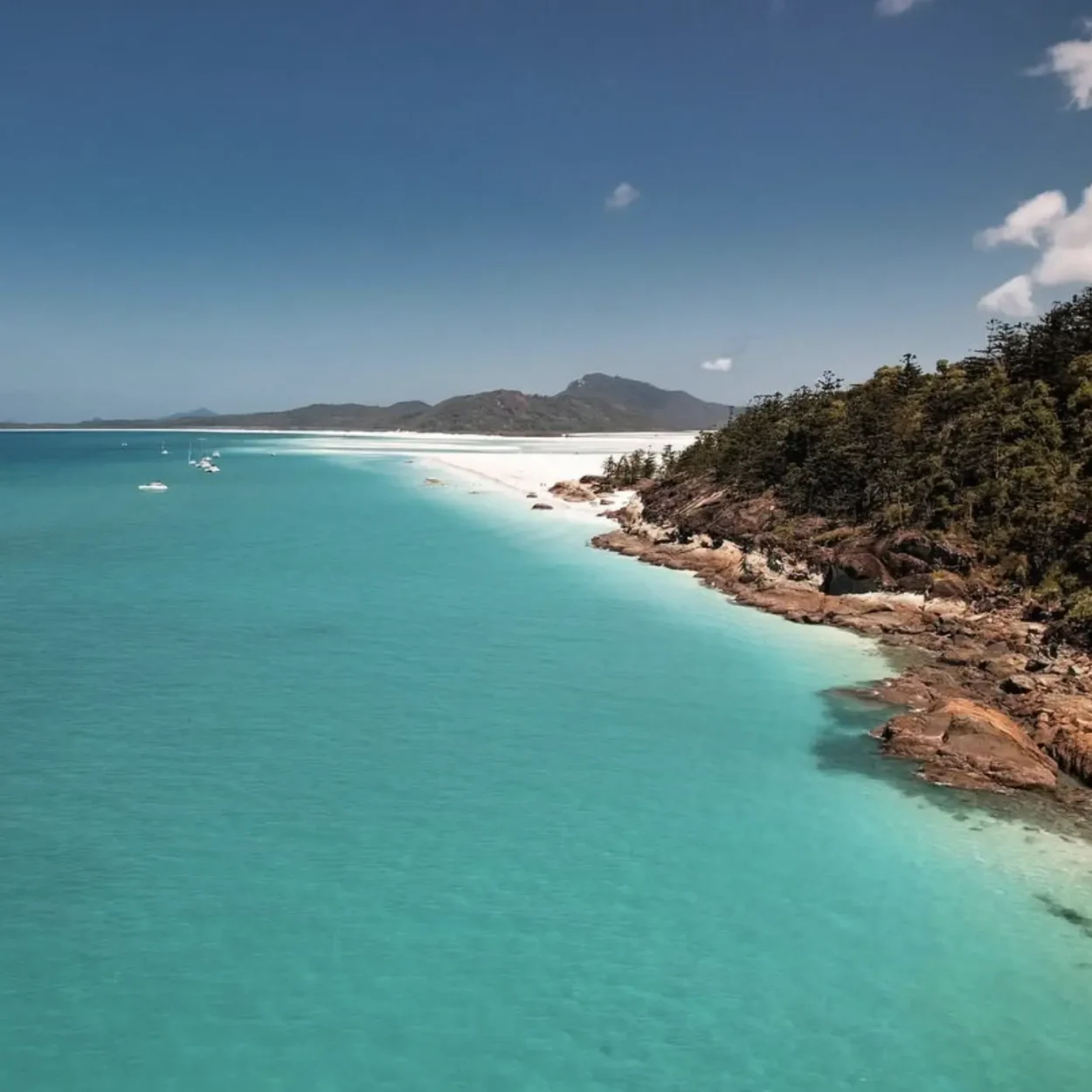 tropical beach near Great Barrier Reef islands